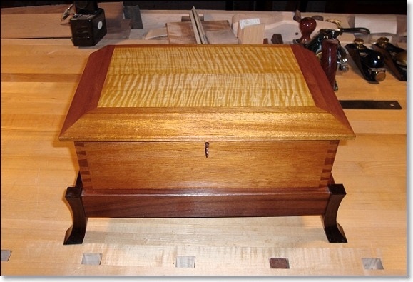 mahogany jewellery box